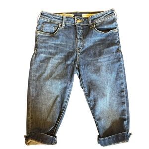 Pilcro and the Letterpress Stylish Blue Denim Jeans high rise legging size 29